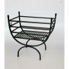 Utensilios para Chimenea DKD Home Decor Soporte para Leña Acero (48 x