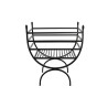Utensilios para Chimenea DKD Home Decor Soporte para Leña Acero (48 x