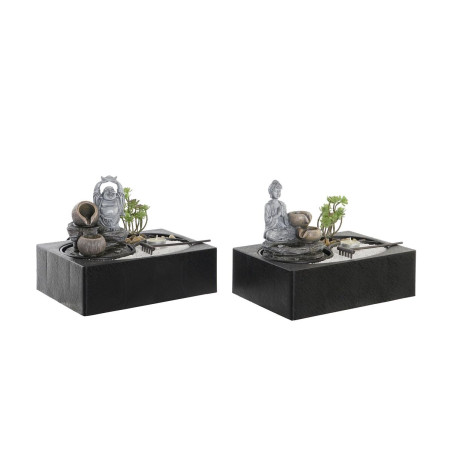 Fuente DKD Home Decor Buda Resina Oriental 29 x 21 x 23 cm (2 Unidades