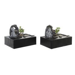 Fuente DKD Home Decor Buda Resina Oriental 29 x 21 x 23 cm (2 Unidades