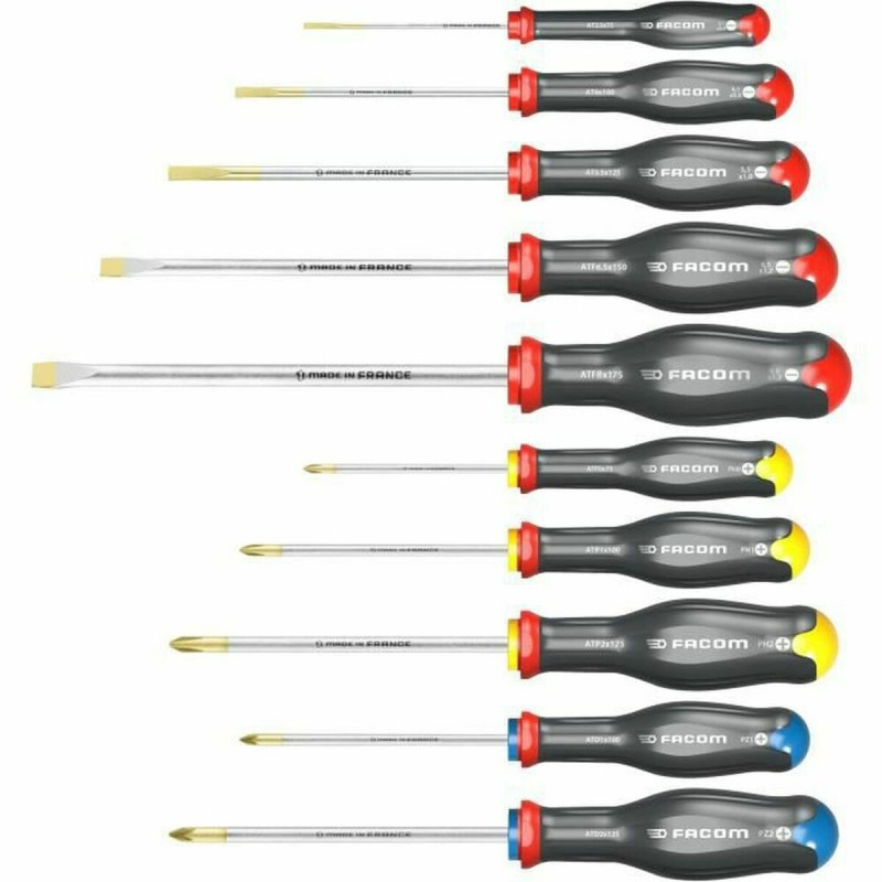 Set de Destornilladores Facom FCMATWJ10PB (10 Unidades) Set de Destornilladores Facom FCMATWJ10PB (10 Unidades)