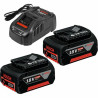 Set de cargador y baterías recargables BOSCH 1 600 A00 B8J 18 V 5 Ah
