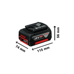 Set de cargador y baterías recargables BOSCH 1 600 A00 B8J 18 V 5 Ah