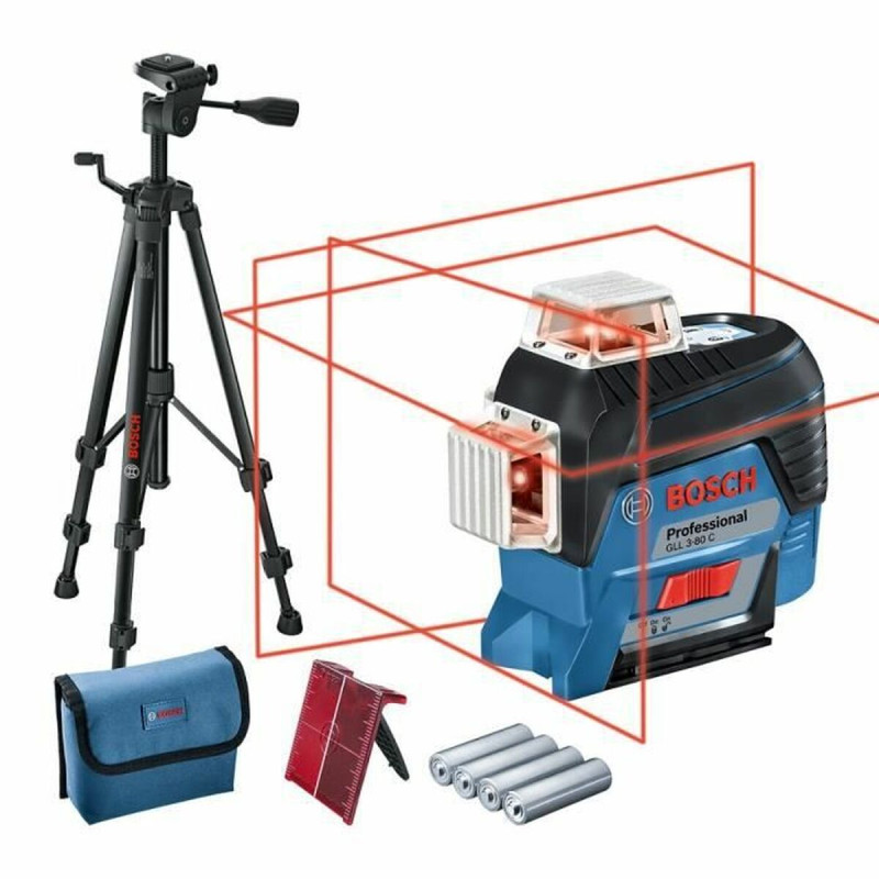 Nivel láser BOSCH GLL 3-80 C Professional + BT 150 Nivel láser BOSCH GLL 3-80 C Professional + BT 150