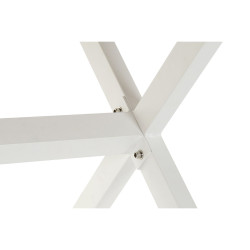 Mesa de Comedor DKD Home Decor Exterior Resina Aluminio 200 x 90 x 75