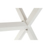 Mesa de Comedor DKD Home Decor Exterior Resina Aluminio 200 x 90 x 75