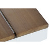 Mesa de Comedor DKD Home Decor Exterior Resina Aluminio 200 x 90 x 75
