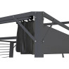 Pérgola DKD Home Decor Gris 300 x 300 x 230 cm Acero