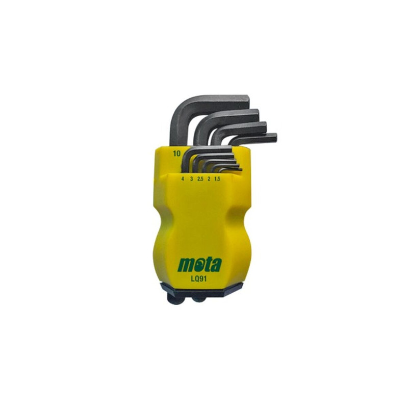 Juego de Llaves Allen Mota LQ91 Corto 9 Piezas Juego de Llaves Allen Mota LQ91 Corto 9 Piezas