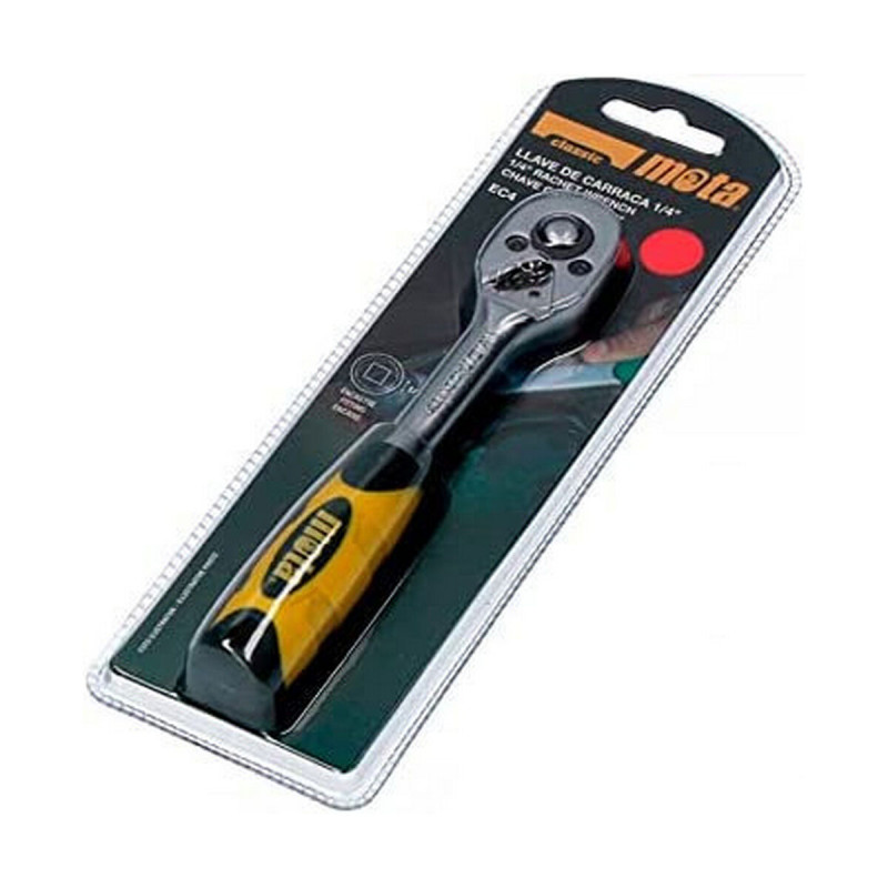 Llave de carraca Mota EC4 Encastrar 1/4" Acero Llave de carraca Mota EC4 Encastrar 1/4" Acero
