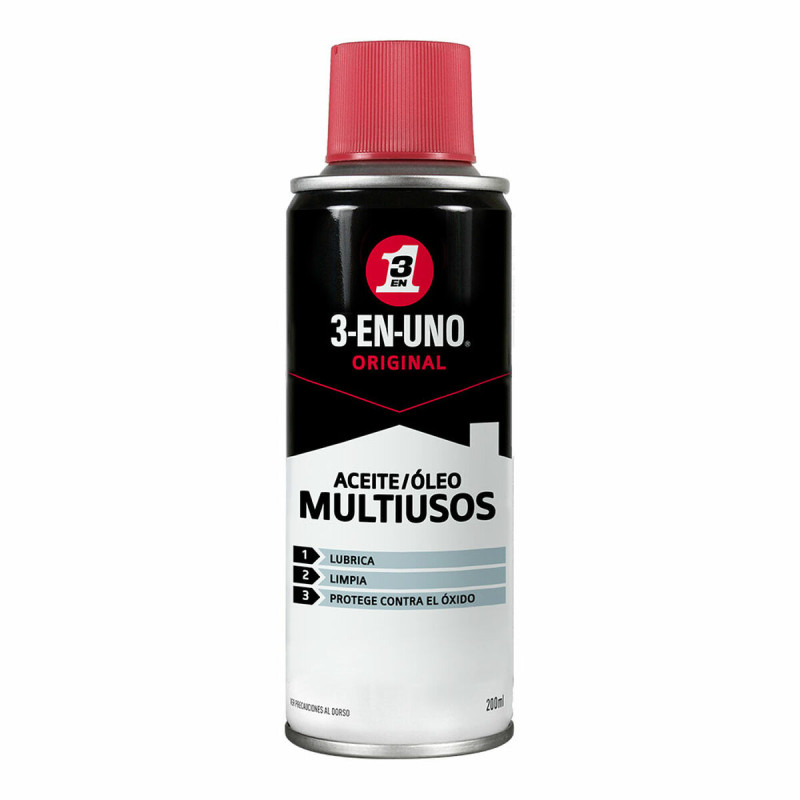 Aceite 3-En-Uno 34135 Spray Multiusos 200 ml Aceite 3-En-Uno 34135 Spray Multiusos 200 ml