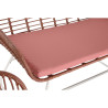Conjunto de Mesa con 3 Sillones DKD Home Decor 124 x 74 x 84 cm Metal