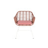 Conjunto de Mesa con 3 Sillones DKD Home Decor 124 x 74 x 84 cm Metal