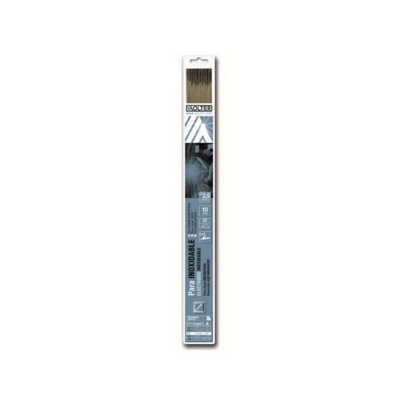 Electrodos Solter E316L Ø 2 mm Acero Inoxidable (10 Unidades) Electrodos Solter E316L Ø 2 mm Acero Inoxidable (10 Unidades)