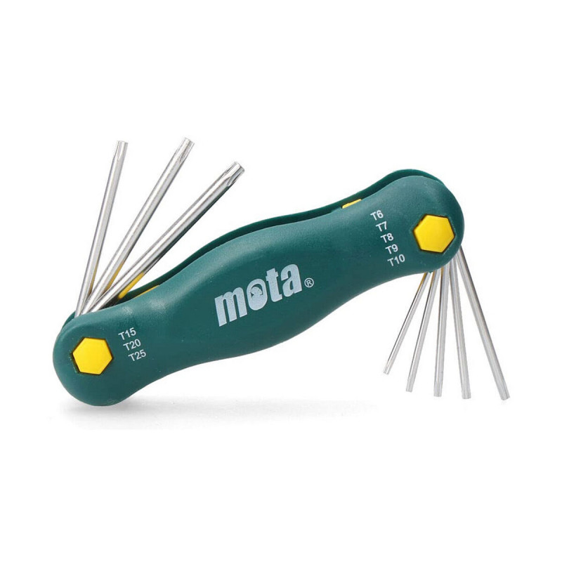Juego Llaves Torx Mota LR81 Navaja T6-T7-T8-T9-T10-T15-T20-T25 Juego Llaves Torx Mota LR81 Navaja T6-T7-T8-T9-T10-T15-T20-T25