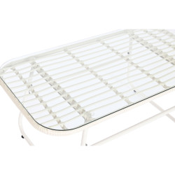 Conjunto de Sofá y Mesa DKD Home Decor Metal ratán sintético 124 x