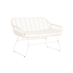 Conjunto de Sofá y Mesa DKD Home Decor Metal ratán sintético 124 x