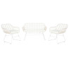 Conjunto de Sofá y Mesa DKD Home Decor Metal ratán sintético 124 x