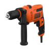 Set de taladro y accesorios Black & Decker BEH200-QS 500 W 230 V 230-2