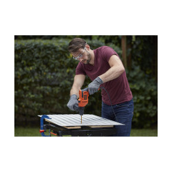 Set de taladro y accesorios Black & Decker BEH200-QS 500 W 230 V 230-2