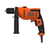 Set de taladro y accesorios Black & Decker BEH200-QS 500 W 230 V 230-2