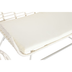Conjunto de Sofá y Mesa DKD Home Decor Metal ratán sintético 124 x