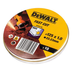 Disco de corte Dewalt Fast Cut dt3507-qz 10 Unidades 115 x 1 x 22,23 m