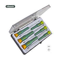 Set de destornilladores de precisión Mota DMV pH Plana 2 mm 3" 2,5 mm