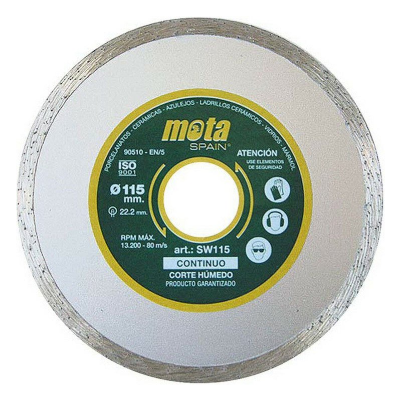 Disco de corte Mota clp18 sw230p Ø 230 MM Disco de corte Mota clp18 sw230p Ø 230 MM