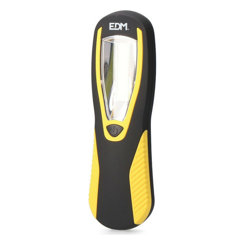 Linterna EDM Cob XL Gancho Imán Amarillo ABS 3 W 200 Lm Linterna EDM Cob XL Gancho Imán Amarillo ABS 3 W 200 Lm