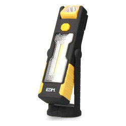 Linterna LED EDM Cob XL Gancho Imán Doble función 230 Lm Amarillo AB