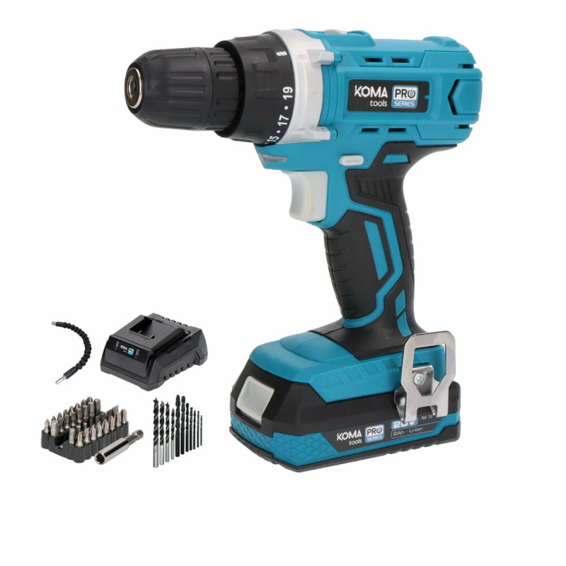 Set de taladro y accesorios Koma Tools Pro Series Atornillador 40 Piez