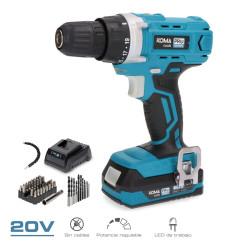 Set de taladro y accesorios Koma Tools Pro Series Atornillador 40 Piez