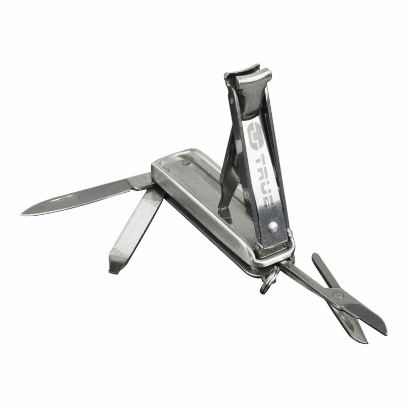 Navaja multiusos True Nailclip tu215k Cortauñas 6 en 1 Plateada Navaja multiusos True Nailclip tu215k Cortauñas 6 en 1 Plateada