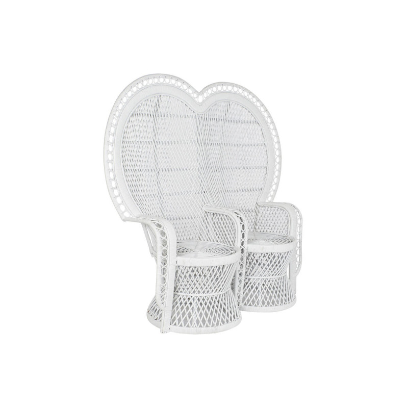 Sillón de jardín DKD Home Decor Blanco 188 x 50 x 140 cm 154 x 70 x
