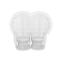 Sillón de jardín DKD Home Decor Blanco 188 x 50 x 140 cm 154 x 70 x