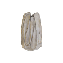 Macetero Home ESPRIT Gris Cemento Romántico Desgastado 28 x 27 x 48 c