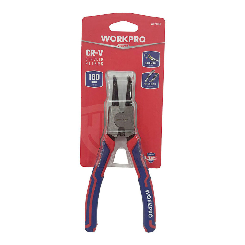 Alicates de Arandelas Workpro Exterior 18 cm Curvado Alicates de Arandelas Workpro Exterior 18 cm Curvado