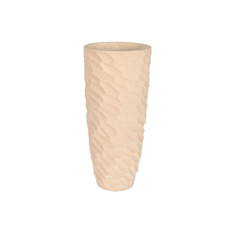 Macetero Home ESPRIT Beige Fibra de Vidrio Escandinavo 40,5 x 40,5 x 9 Macetero Home ESPRIT Beige Fibra de Vidrio Escandinavo 40,5 x 40,5 x 9