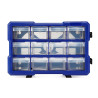 Cajonera multiusos Workpro Transparente 12 cajones Apilable
