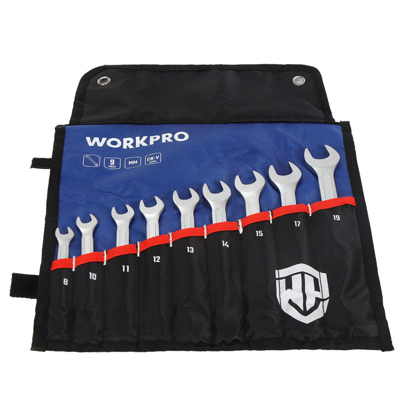 Juego de llaves combinadas Workpro 9 Piezas Juego de llaves combinadas Workpro 9 Piezas
