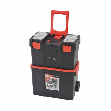 Caja de Herramientas con Compartimentos Fulmo 45 x 25 x 44 cm Doble Co