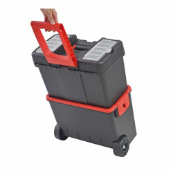 Caja de Herramientas con Compartimentos Fulmo 45 x 25 x 44 cm Doble Co