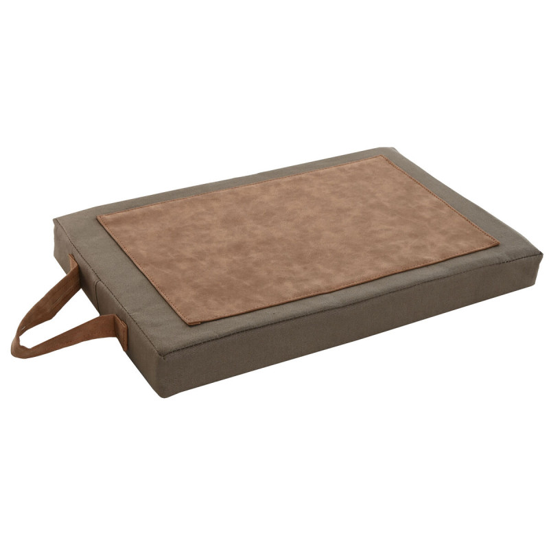 Cojín de suelo Home ESPRIT Marrón Algodón Poliéster 40 x 25 x 4 cm Cojín de suelo Home ESPRIT Marrón Algodón Poliéster 40 x 25 x 4 cm