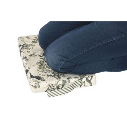 Cojín de suelo Home ESPRIT Verde Beige Algodón Poliéster 40 x 25 x