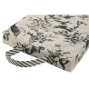 Cojín de suelo Home ESPRIT Verde Beige Algodón Poliéster 40 x 25 x