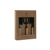 Kit de herramientas de jardinería Home ESPRIT 3 Piezas Marrón Negro