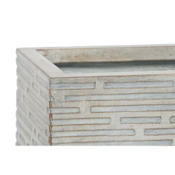 Jardinera Home ESPRIT Beige Fibra de Vidrio Magnesio 74,5 x 37,5 x 37,