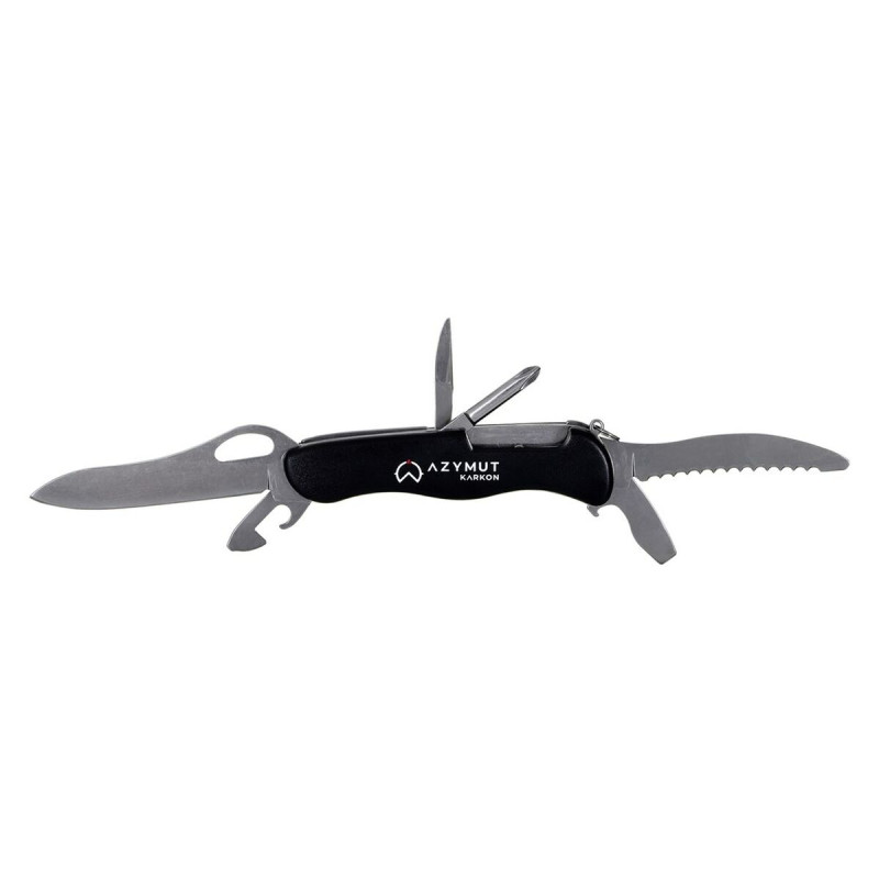 Navaja multiusos Azymut HK20018 Negro Plateado Navaja multiusos Azymut HK20018 Negro Plateado