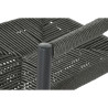 Silla de Jardín Home ESPRIT Negro Gris oscuro Aluminio Ratán 56 x 60